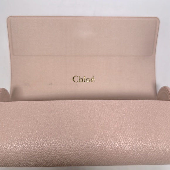 NWT Authentic Chloe Full Rim Round Sunglasses- Pink - Picture 9 of 10